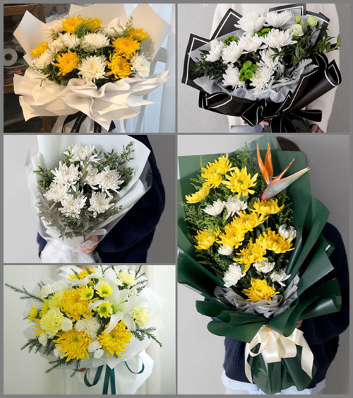 安徽滁州市明光市明光街道花园社区白事花束代送